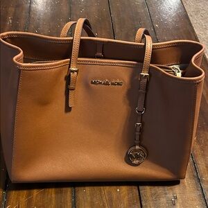 Michael Kors Brown Leather Tote